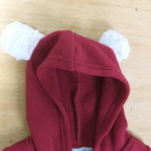 DUCK DUCK GOOSE Zip Up Sweater Vest Red SZ 0-3mo - Picture 3 of 7